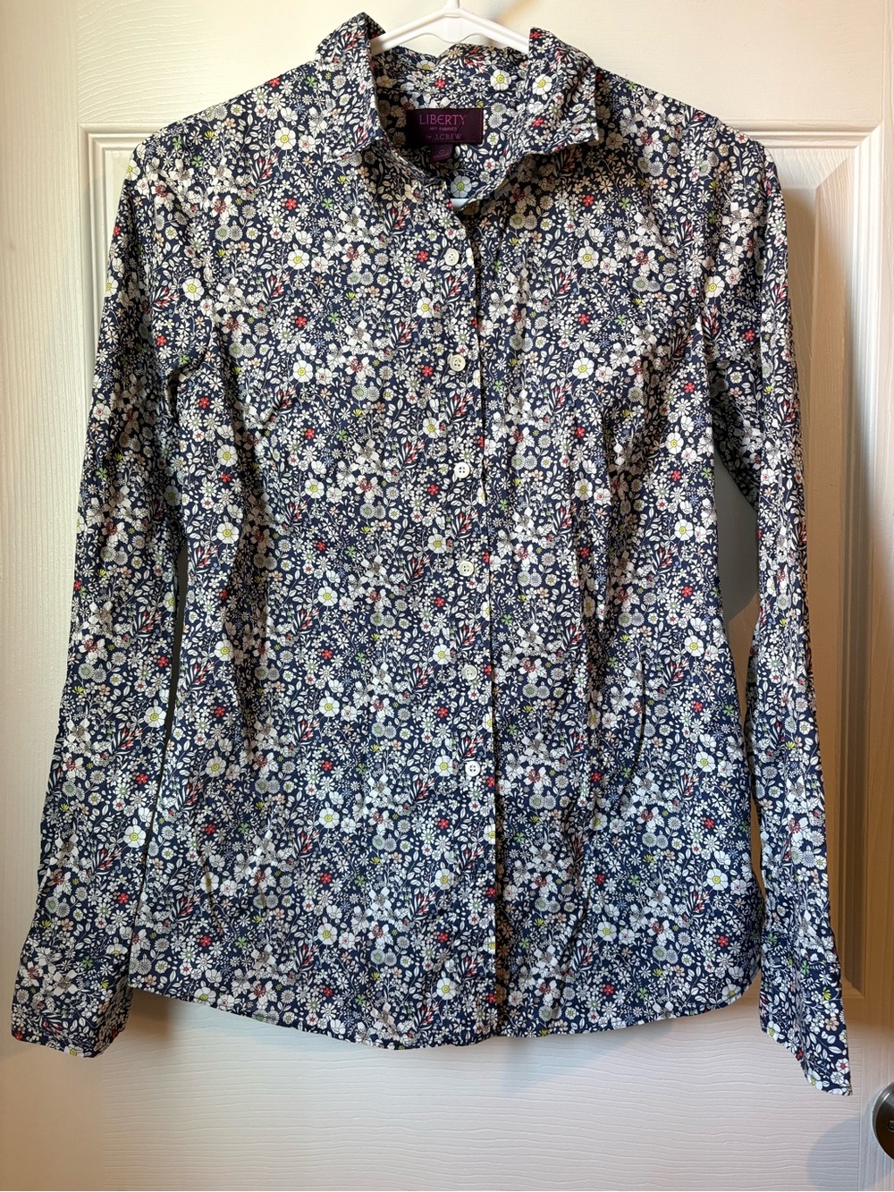 J Crew x Liberty of London 100% Cotton Button Down Shirt
